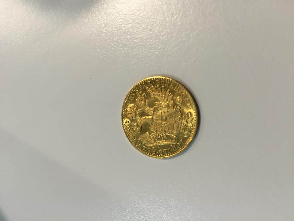 Moneda Aur 24k 1 Dukat Franc Ios I D G Avstriae Imperator Mica Publicitate