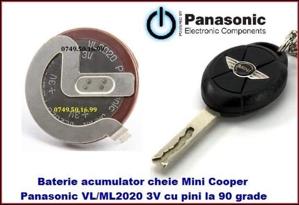 Baterie Acumulator Cheie Mini Cooper Panasonic 90 Grade